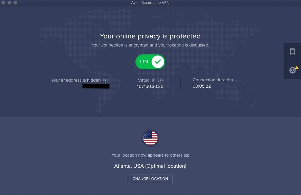is avast secureline vpn for mac free